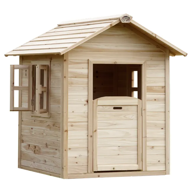 AXI Noa Casa Bambini in legno FSC | Casetta da gioco per giardino / esterno in marrone | Casa da giardino per bambini
