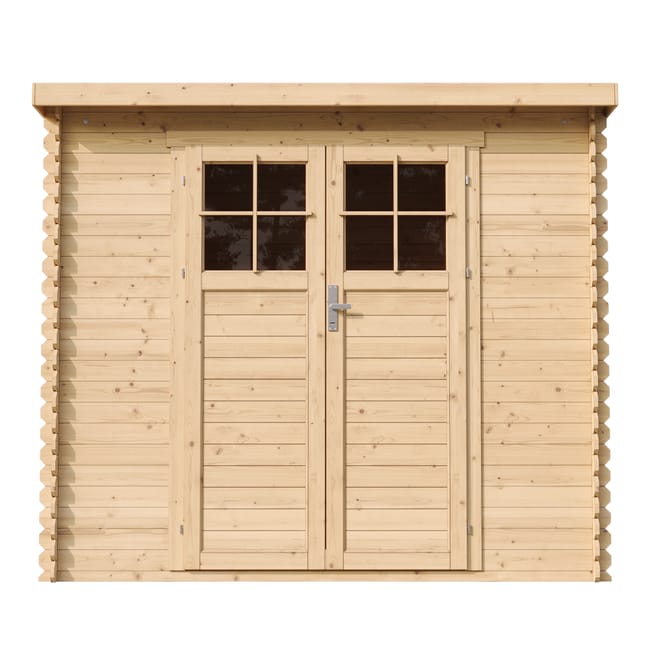 Casetta da Giardino in Legno per Esterni con porta con serratura di alta qualità - 239x144x200cm - Piccola Casetta in Legno, Rimessa Attrezzi