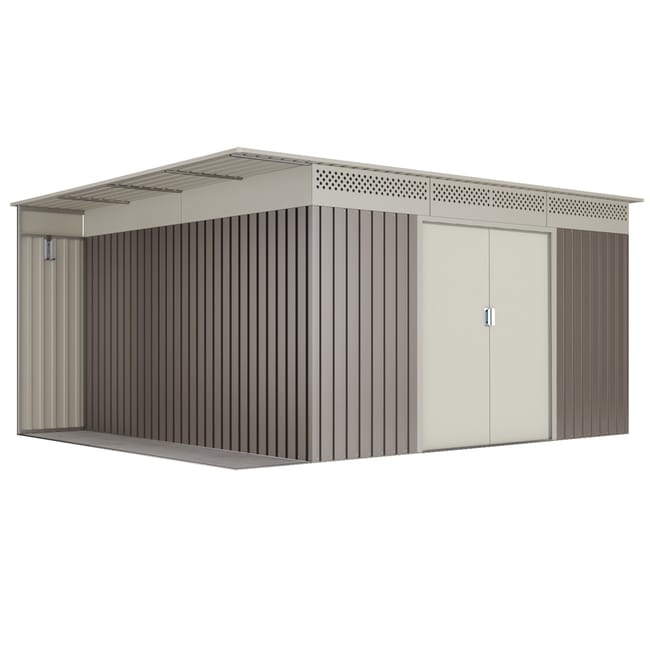 Casetta da giardino Uppsala Premium 13,22m2 - 10 anni di garanzia -397x333x191cm.