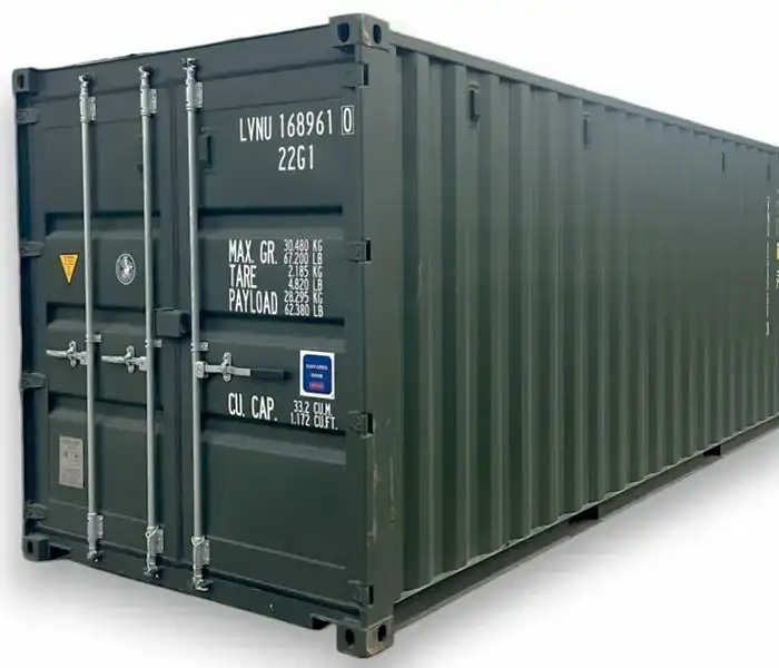 Container marittimo 20 piedi RAL 6007 nuovo