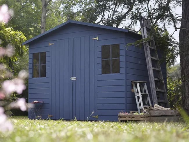 Casetta da giardino con giardino DECOR ET JARDIN Bouganville in legno con porta battente semplice, superficie interna 4.32 m² e spessore parete 12 mm - immagine 9