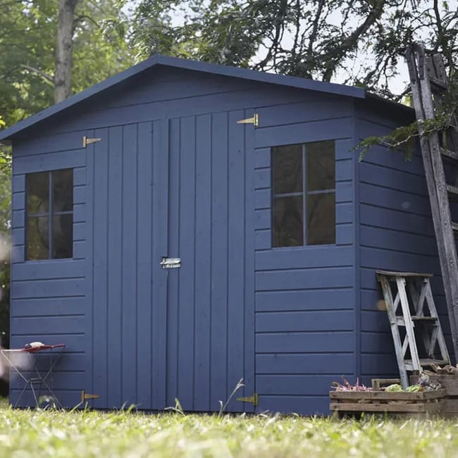 Casetta da giardino con giardino DECOR ET JARDIN Bouganville in legno con porta battente semplice, superficie interna 4.32 m² e spessore parete 12 mm - immagine 8