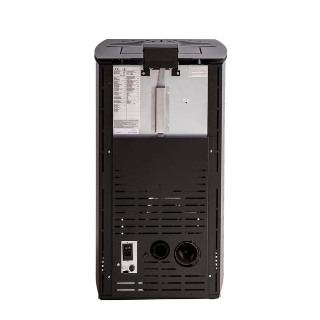 Stufa a pellet ventilata Hella Equation 7 kW nero - immagine 3