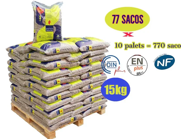 Pellets Asturias – 10 Pallets - 770 Sacchi da 15kg