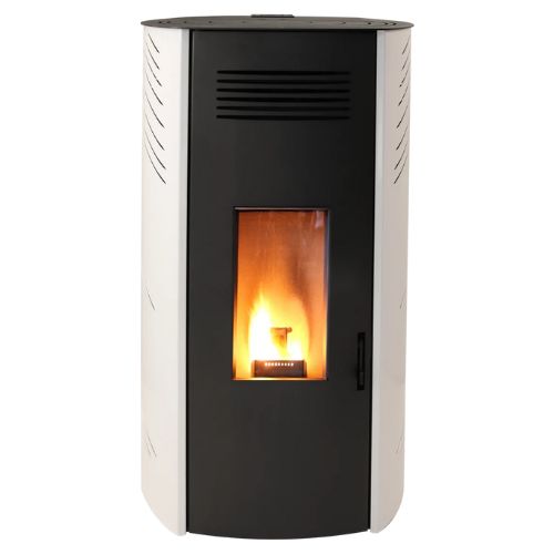 Stufa di Pellet Bianca CTL EMY 8kW – Design ed Efficienza