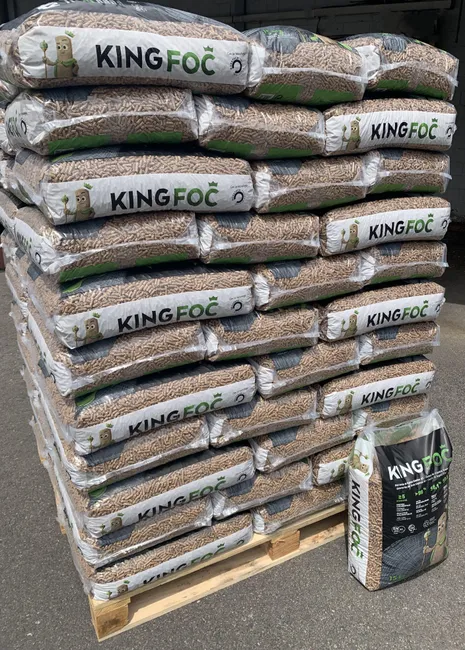 Pallet di 77 sacchi di pellet KINGFOC - immagine 2