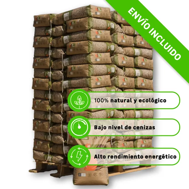Pallet di 70 sacchi di pellet NATURPELLET