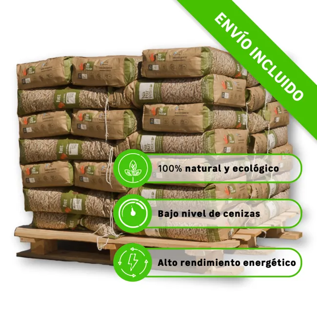 Pallet di 35 sacchi di pellet NATURPELLET
