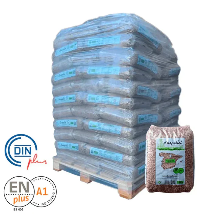 Burpellet 1 Pallet di 77 Sacchetti certificati Enplus 15 kg